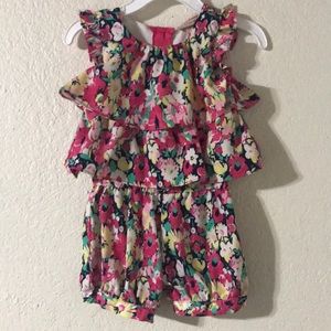 Juicy couture floral romper